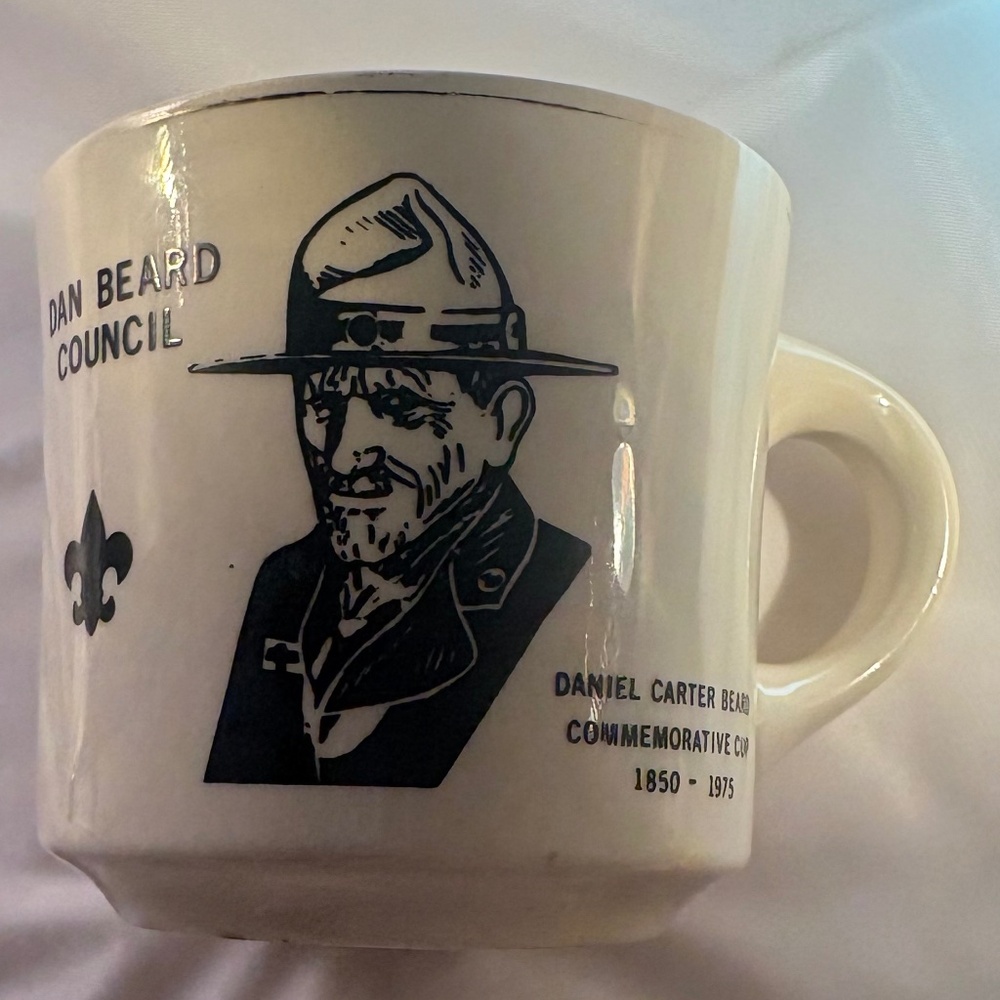Daniel Carter Beard 1850--1975 Dan Beard Council Commemorative Ceramic Mug
